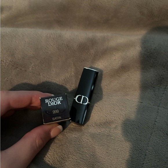 Dior Rouge Satin Lipstick in Black - Picture 2 of 3